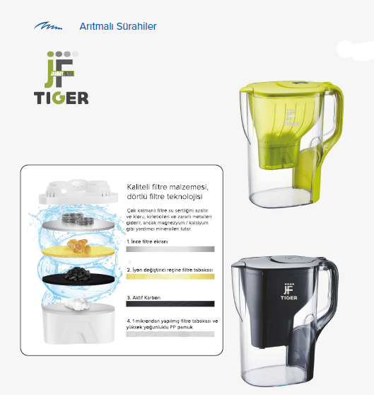 TIGER 3.8 Litre Arıtmalı Sürahi