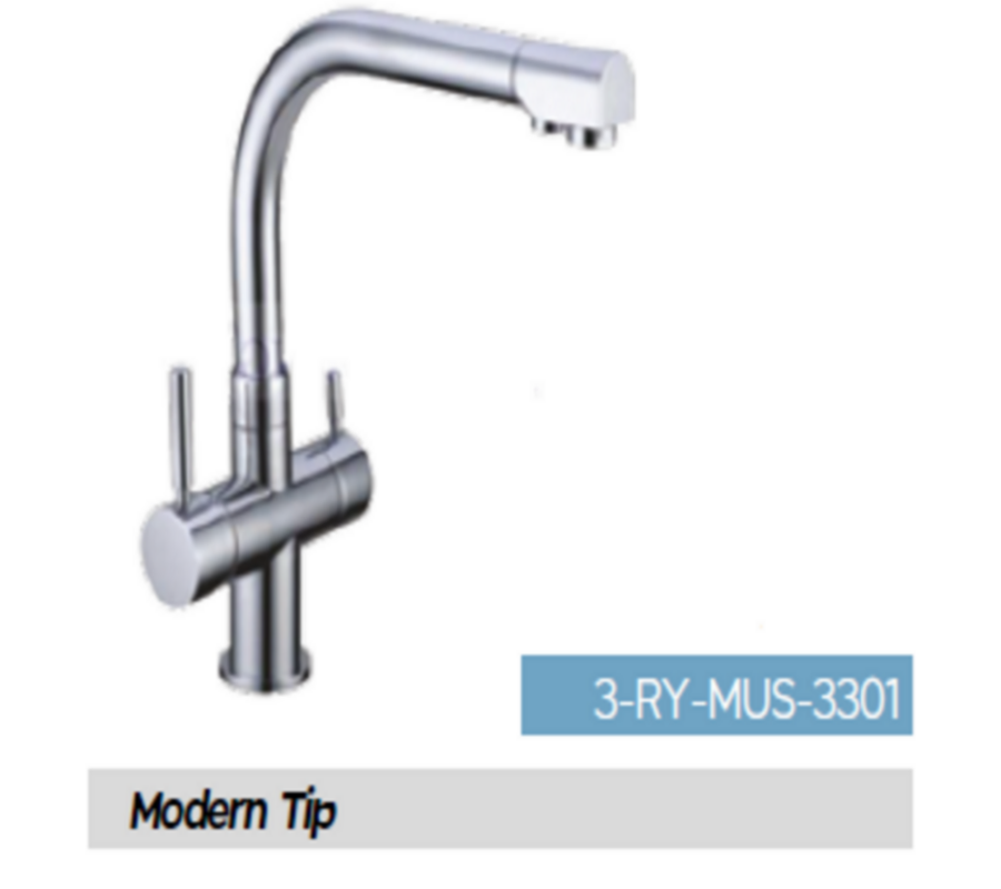 Üç Yollu Modern Tip Musluk _ 3-RY-MUS-3301