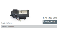 Su Arıtma Cihazı Pompası _ HK-46 Pompa  200 Gpd Cihazlarda