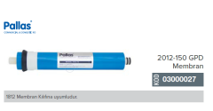 Pallas Marka 2012-RO  150 Gpd Membran