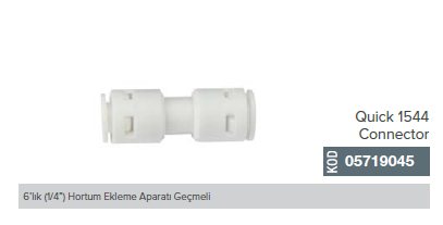 6'lık (1/4'') Hortum ekleme aparatı Quick 1544 Connector _ 05719045