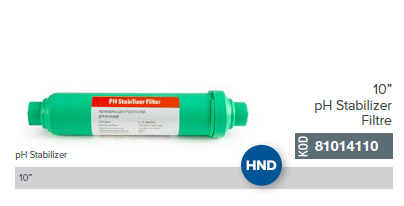 10'' HND Çubuklu pH Stabilizer Filtre_81014110